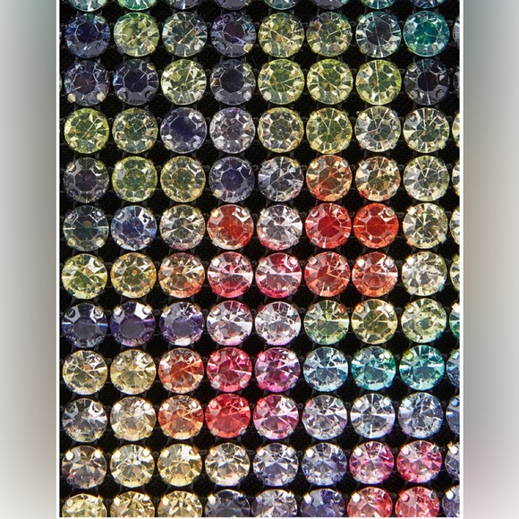 Alexander Wang Multicolour Heiress Crystal Clutch Wristlet Bag - Picture 6 of 6